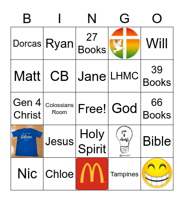Gen4Christ Bingo Card