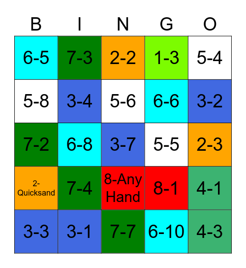 SMB3 Rando Bingo (Tile Based Version) Bingo Card