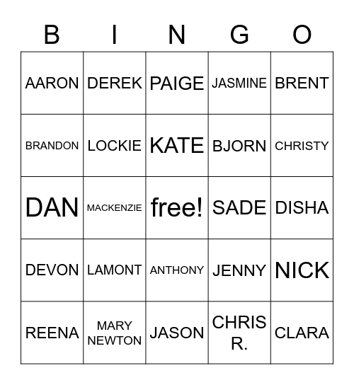 UNTUCKit QUARANTINE BINGO 5/8/20 Bingo Card