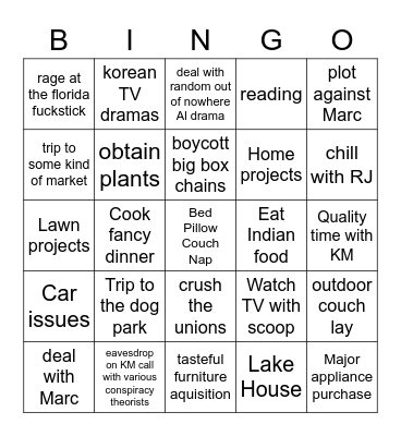 SB Bingo Card