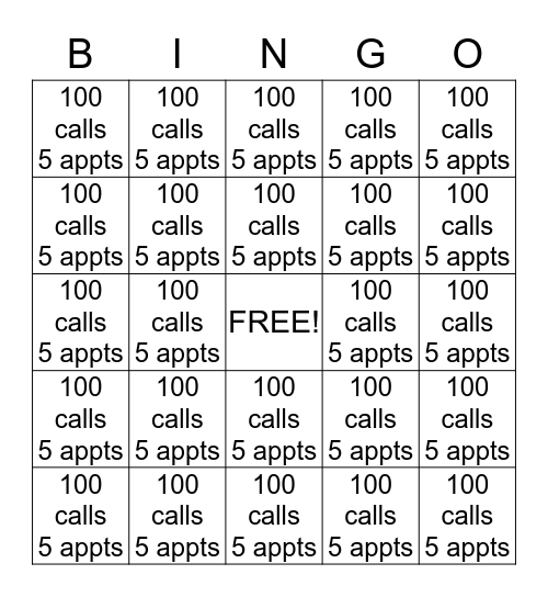 +++++OUTGOING+++++ Bingo Card