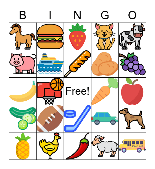 Super Bingo Famille Bingo Card