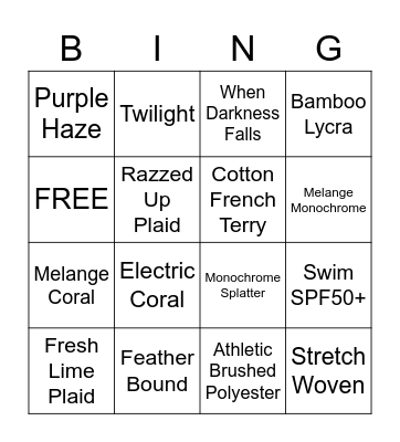 The Styled Magnolia Bingo Card