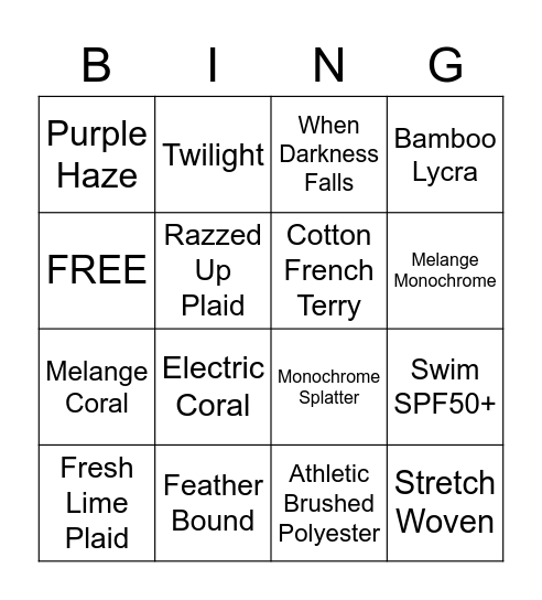 The Styled Magnolia Bingo Card