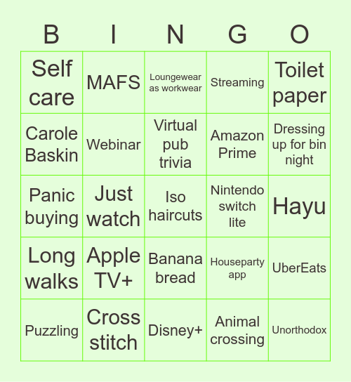 ELA buzzword bingo - game 3 Bingo Card