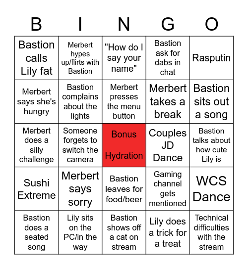 ModernSwing bingo Card