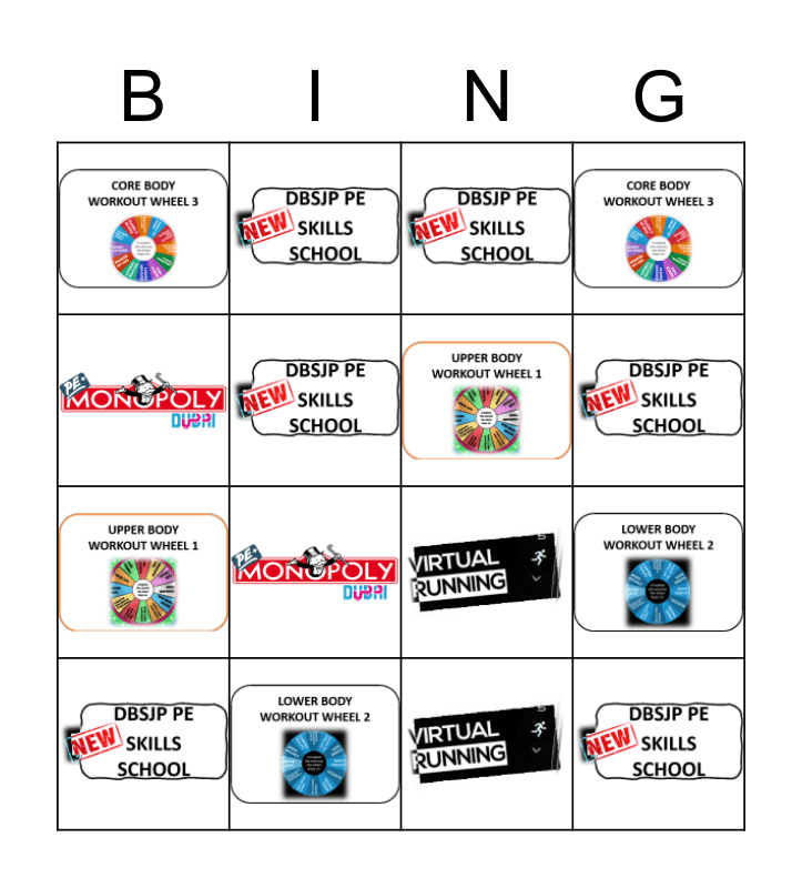 Pick 'n' Mix Week 3 Bingo Card