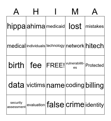 STC HMAS  Bingo Card