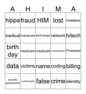 STC HMAS  Bingo Card