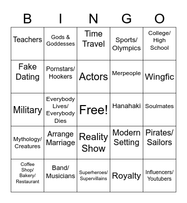 Adi Bingo Card