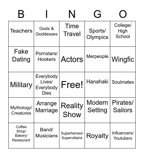 Adi Bingo Card