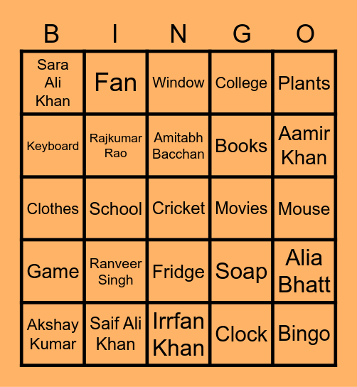 BINGO MADNESS Bingo Card