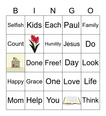 Mother's Day! Bingo Card