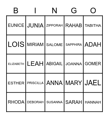 MOTHER'S DAY BINGO Card