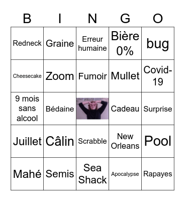 Baby Shower Bingo Card
