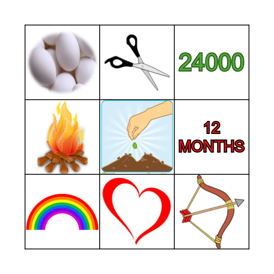 LAG B'OMER BINGO Card