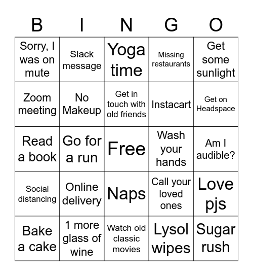 QA Automation Bingo Card