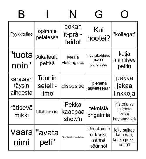 Semmabingo Card