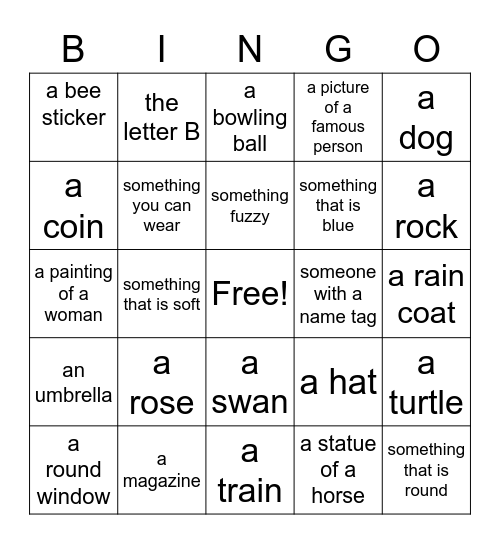 indoor Bingo board Bingo Card