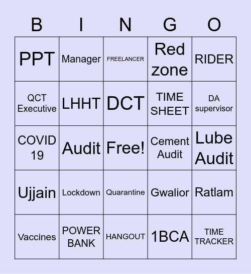 Nielsen Indore Bingo Card
