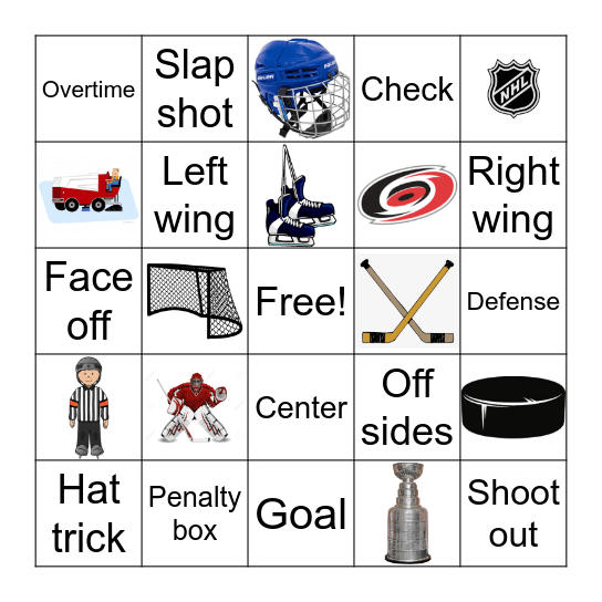 Camp JCC - Hockey Bingo Card