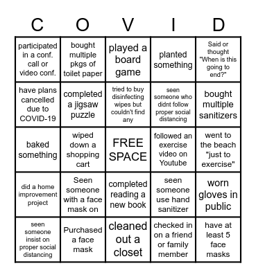 FOODLAND Bingo Card