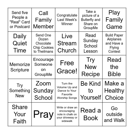 Crossroads Bingo #3 Bingo Card