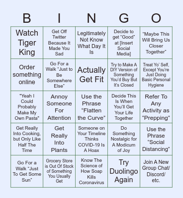 Quarantine Van Meter Bullgods Bingo Card