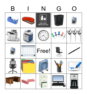 Workplace Bingo Card