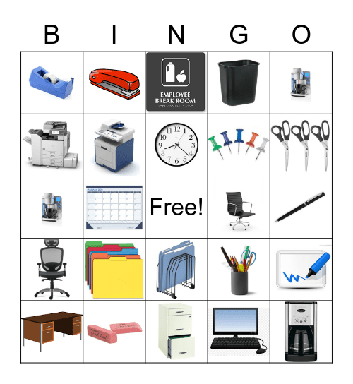 Workplace Bingo Card