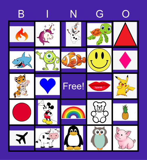 CRAZY KIDS Bingo Card