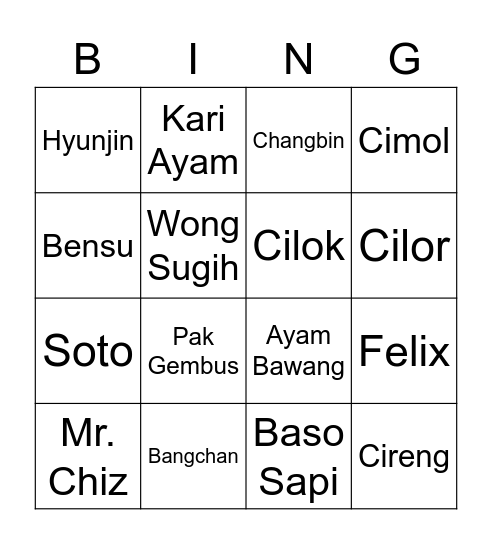 kun bingoreich Bingo Card