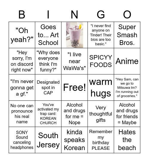 Seoung (Peter) Yun Bingo Card