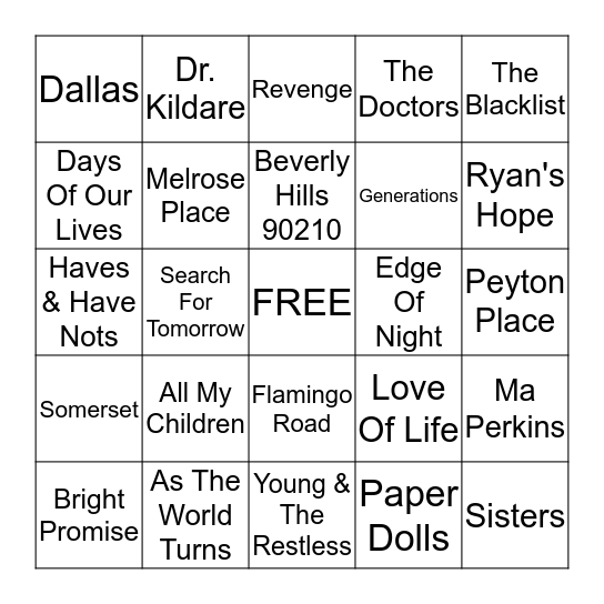 Bold & Beautiful End Of Summer Picnic Bingo Card