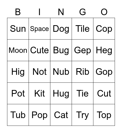 Am i real word? Bingo Card