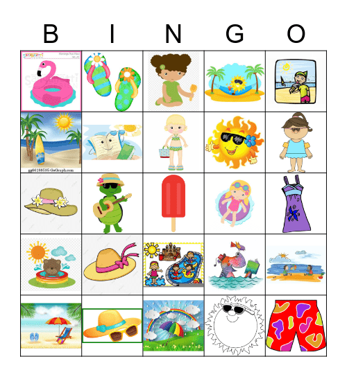 Summer Bingo Card