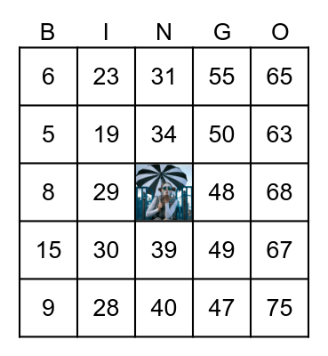 Bingo is for the People Bingo Card