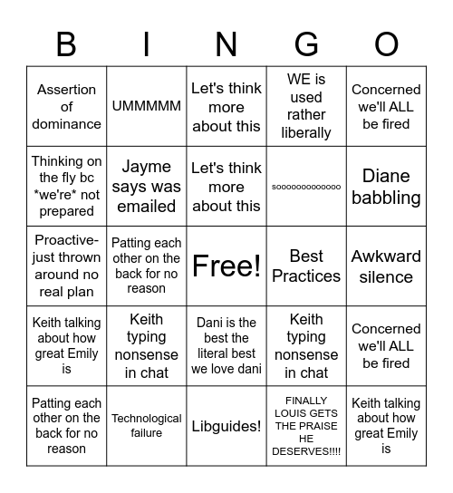 Library Mtg Bingo! Bingo Card