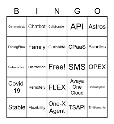 Dallas IAUG Chapter Meeting Bingo Card