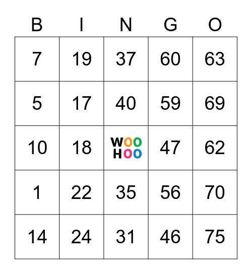 LuLaRoe AF Bingo Card