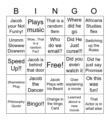 Bingo within Bingo Card