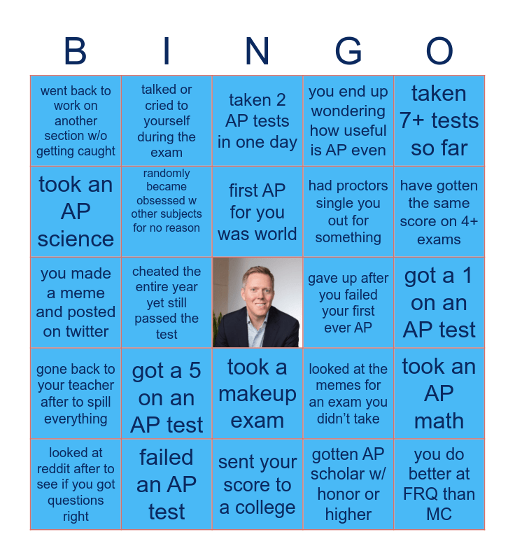 AP bingo 🤡 Bingo Card
