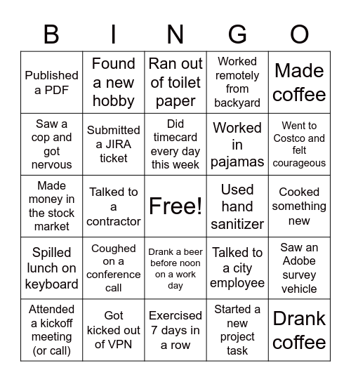 Adobe Bingo!!! Bingo Card