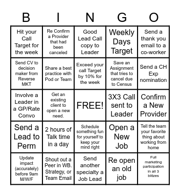 Emergency Medicine CR Bingo Card