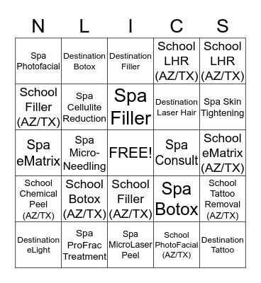 CLIENT SERVICES BINGO BOARD Bingo Card