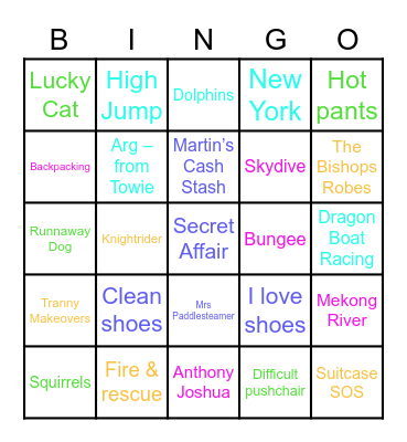 Get To Know You BINGO Card