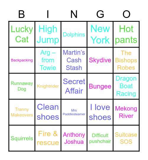 Get To Know You BINGO Card