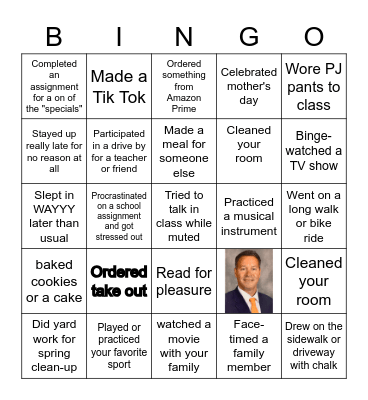 5 Malone Spring Fever Bingo Card