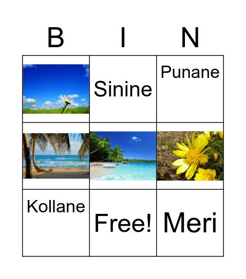 Lillepingo Bingo Card