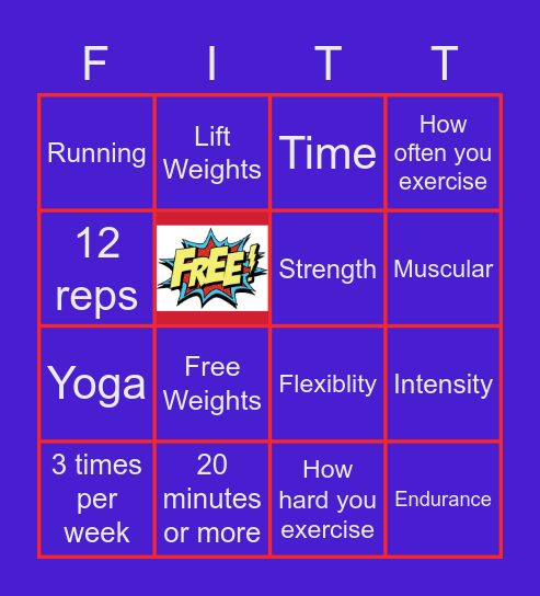 LMS: How to get FITT? Bingo Card